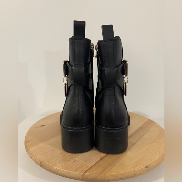Coach Lacey Leather Ankle Boots - Picture 7 of 8